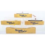 Four boxed Tri-ang Minic 1:1200 scale Ocean Liners