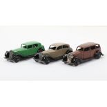 Three Dinky Toys 30 Series Cars