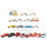 A Quantity of Unboxed Dinky Toys Cars and Police Vehicles
