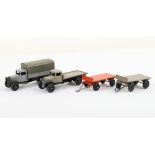 Two Commercial 25 Series Dinky Toys Wagons & Trailers