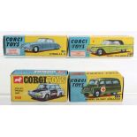 Four Original Corgi Toys Empty Boxes