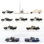Quantity of Dinky Toys USA/RCMP Police Cars