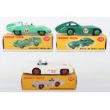 Three Boxed Dinky Toys Racing Car Models