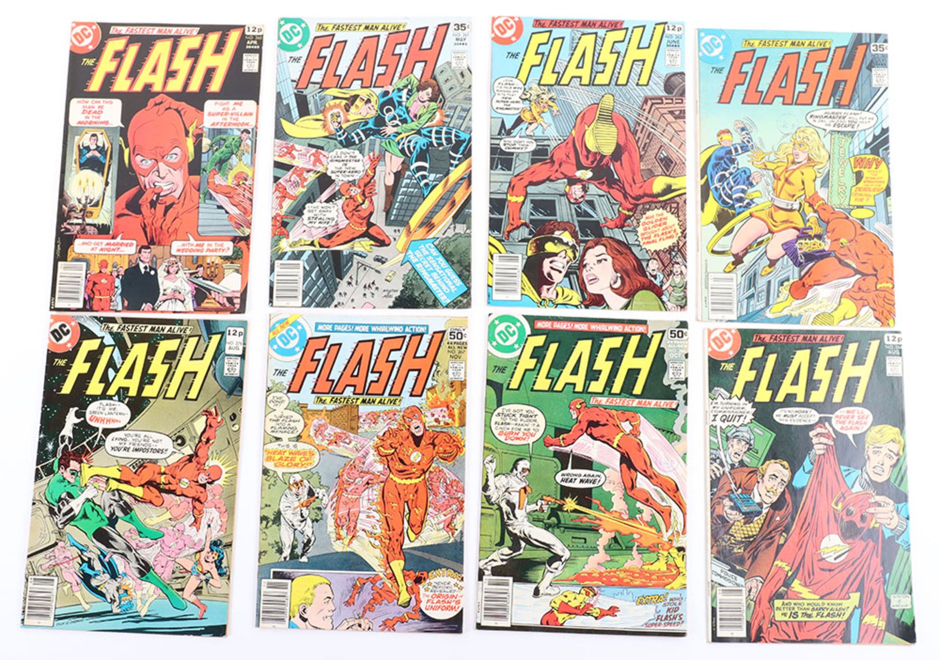 Twenty Three 1970’s DC The Flash Comics
