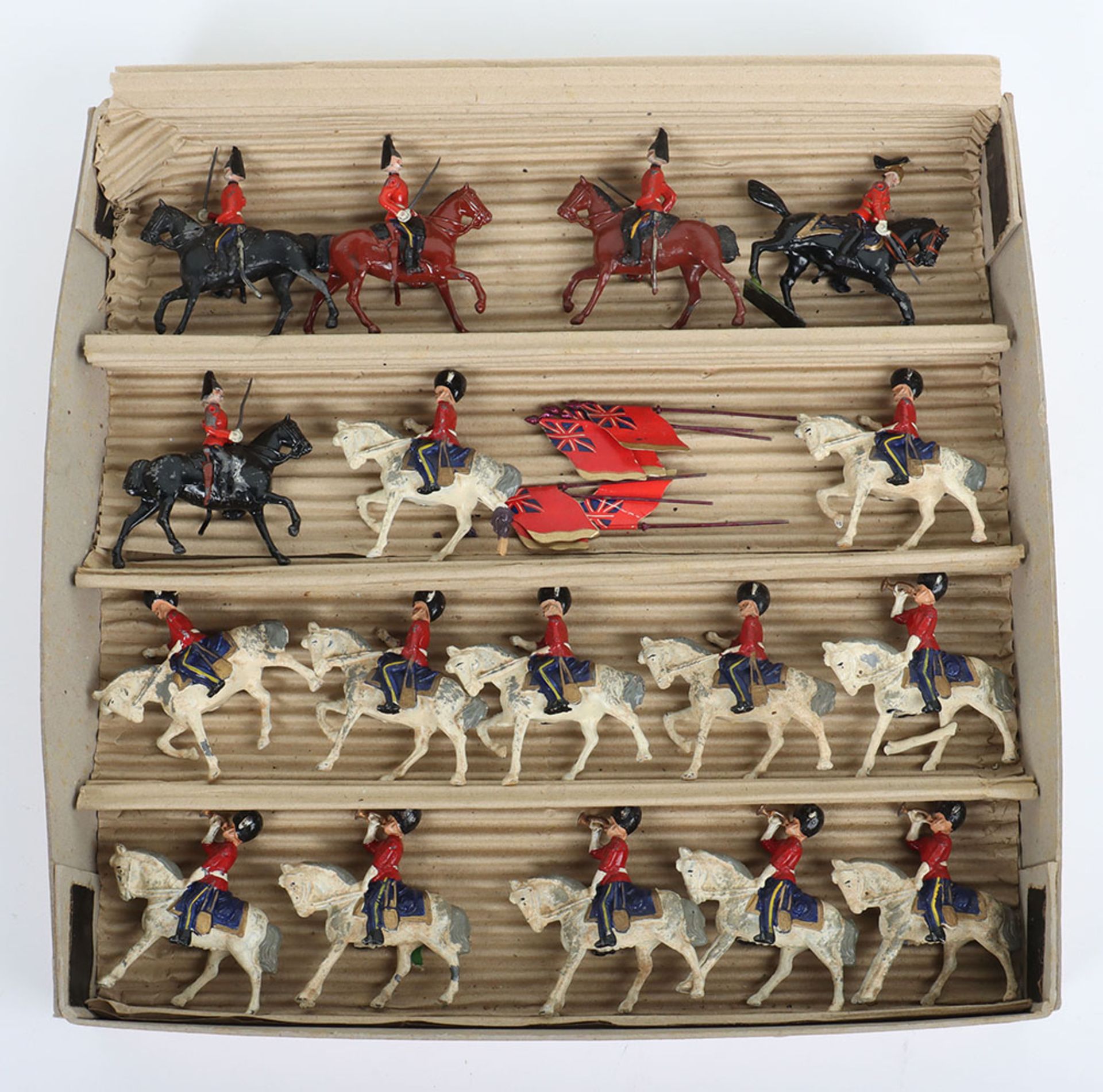 Britains and other Toy Soldiers including boxed set 32 Royal Scots Greys, 1930s - Image 4 of 5