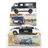 Two French Dinky Toys Police Vehicles