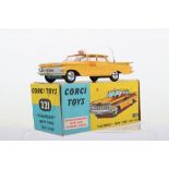 Boxed Corgi Toys 221 “Chevrolet” New York Taxi Cab
