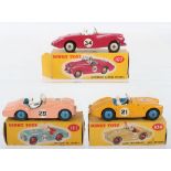 Three Boxed Dinky Toys Competition Racing Cars