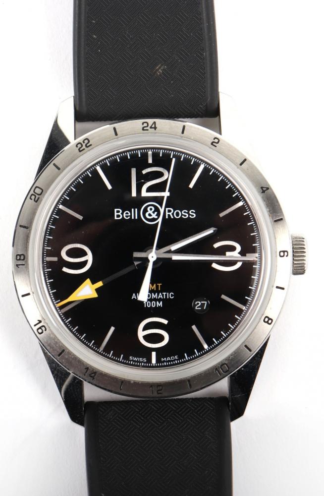 A Bell & Ross BR123 GMT 24H automatic gentleman’s wristwatch no.BR12393-SP, model 10845 - Bild 2 aus 5