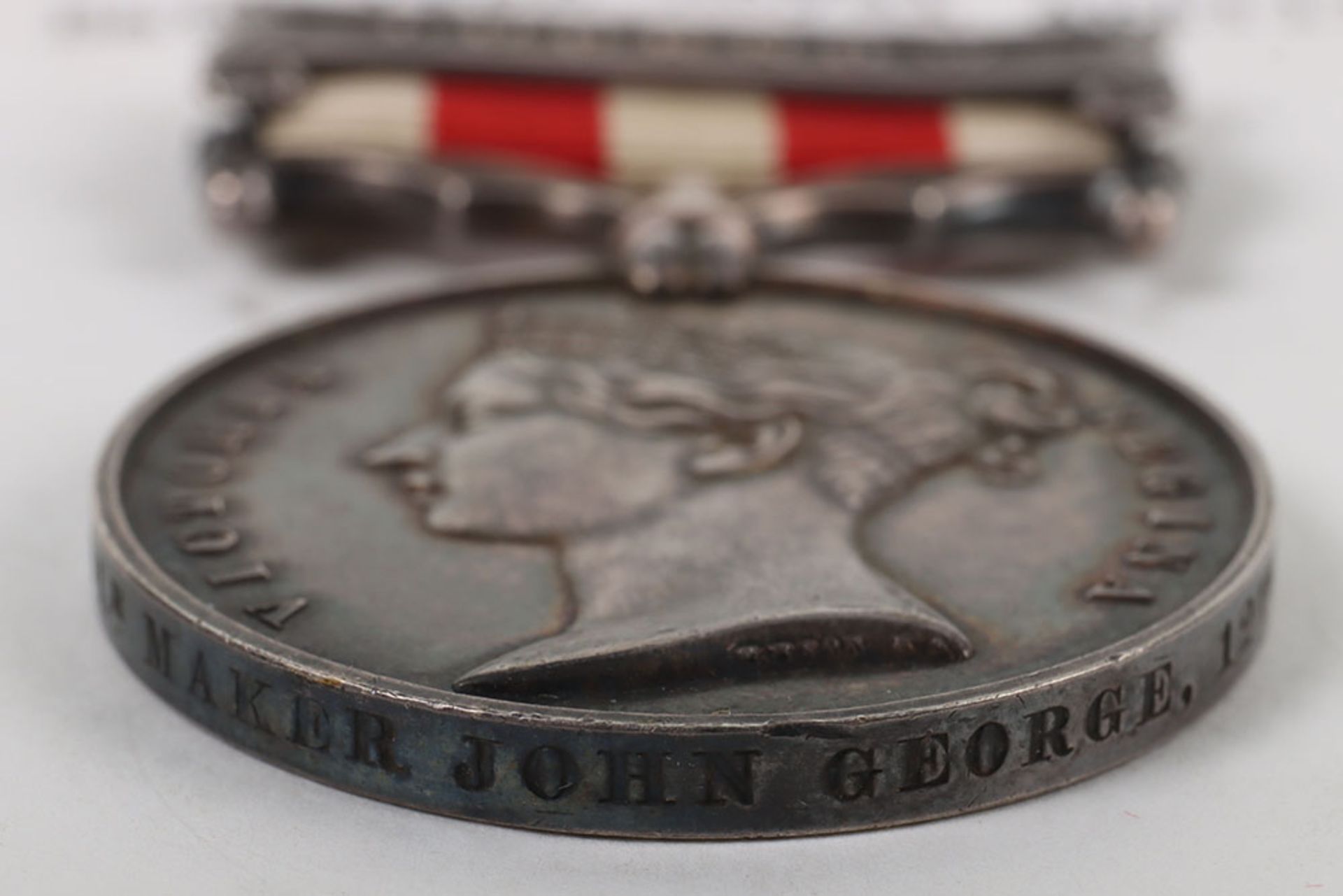 Scarce Rank Indian Mutiny Medal Awarded to a Collar Maker in the Royal Artillery - Bild 5 aus 5