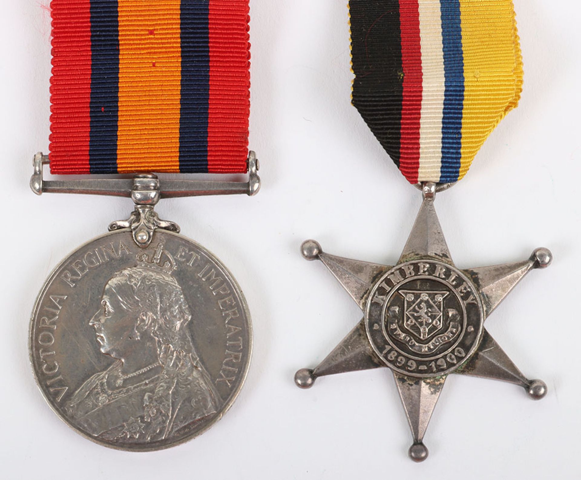 A Pair of Boer War Medals for Service During the Siege of Kimberley