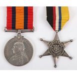 A Pair of Boer War Medals for Service During the Siege of Kimberley