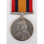 Queens South Africa Medal to a Ganger in the Natal Government Railway