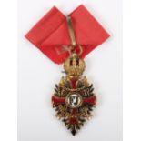 Austria, Order of Franz Joseph , Civil Division, Commanders Neck Badge