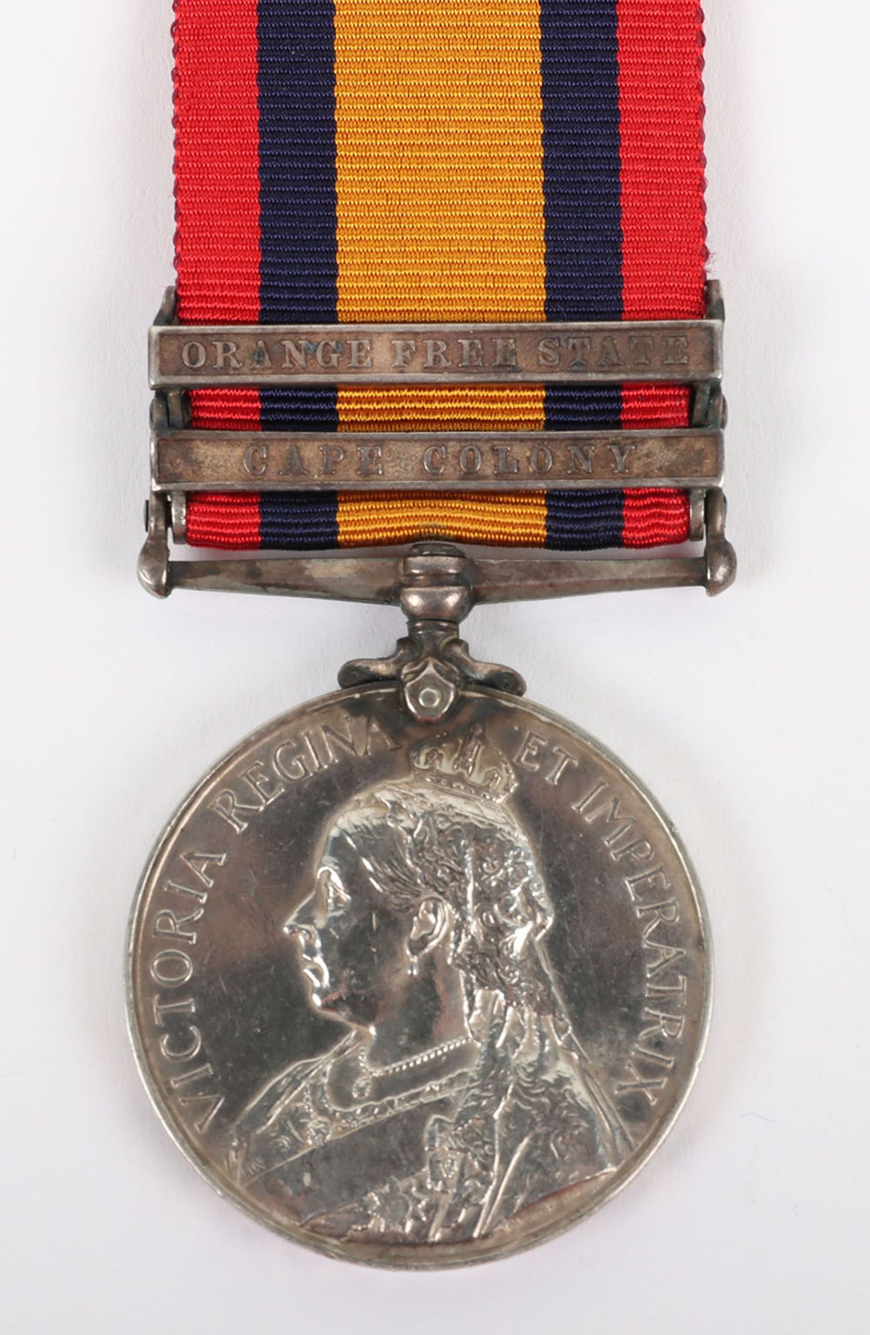 Queen South Africa Medal to a Private in the Cape Police District 1