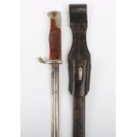 Scarce Imperial German Seitengewehr Model 1898 Mauser Bayonet with Regimental Etched Blade of Royal
