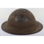 WW1 American 30th Infantry Division Steel Combat Helmet