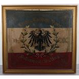 Large and Impressive Imperial German Veterans Association Banner / Standarte 1912