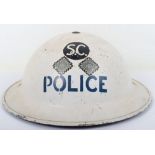 WW2 British Police Special Constabulary Inspectors Steel Helmet