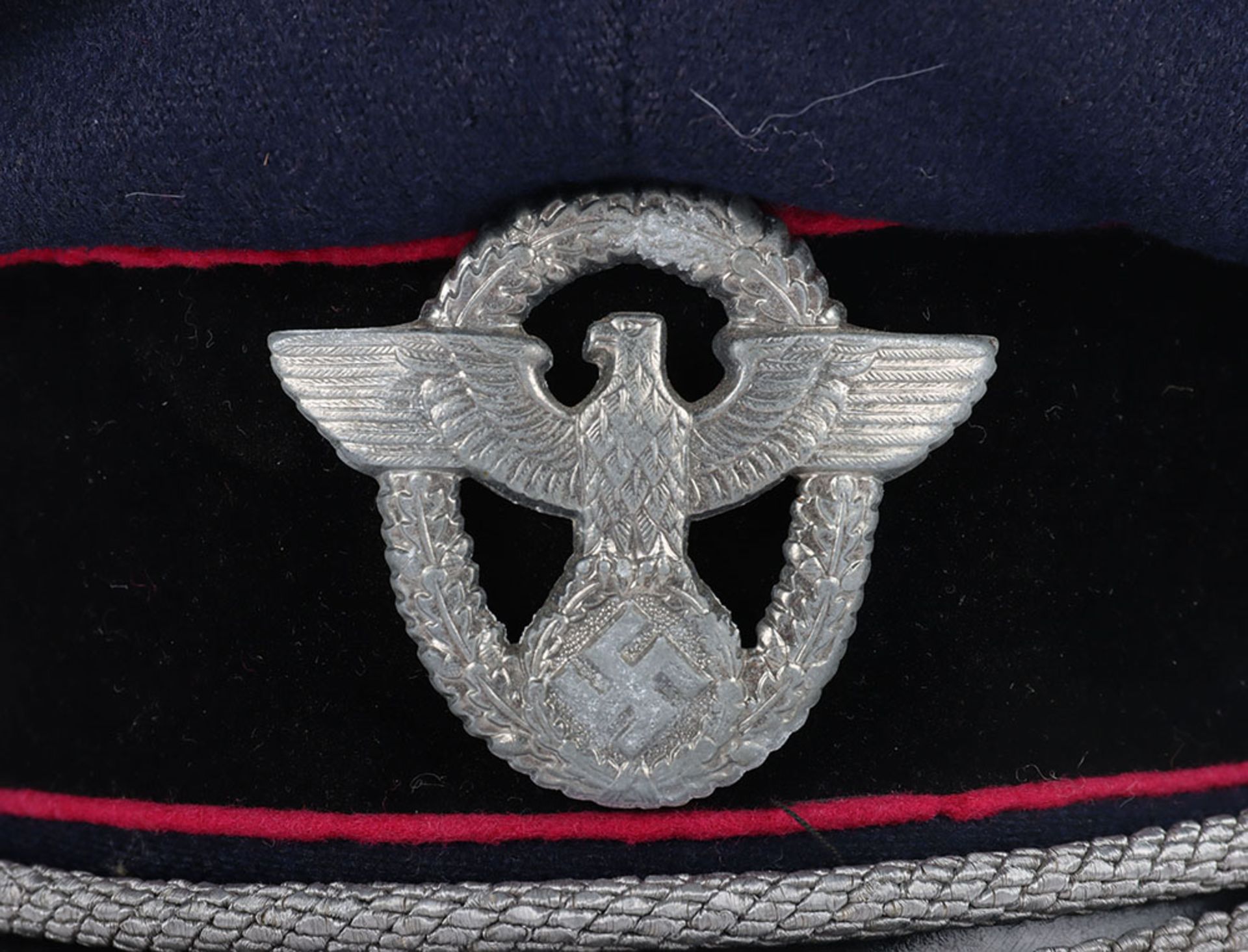 Third Reich Fire Police Peaked Cap - Bild 3 aus 11