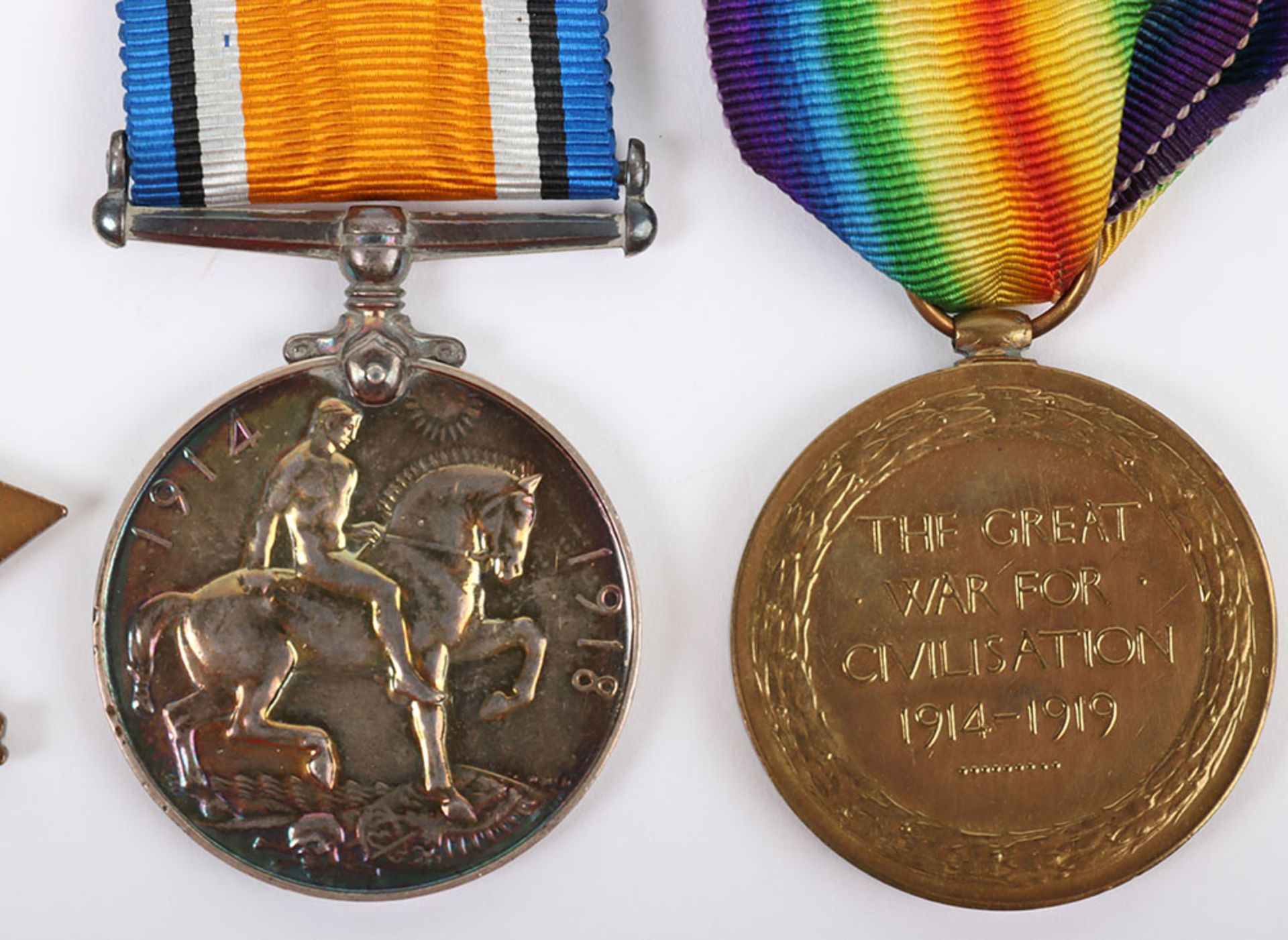 An Interesting Three Monarch Territorial Long Service Medal Group of Five to a Soldier Who Served in - Image 12 of 13