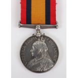 Queens South Africa Medal to a Clerk in the Imperial Military Railway