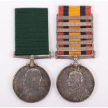 Royal Engineers Queens South Africa & Volunteer Long Service Medal Pair to the Newcastle Royal Engin