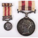 A Fine Indian Mutiny Medal to an Ensign in the 43rd (Monmouthshire) Light Infantry