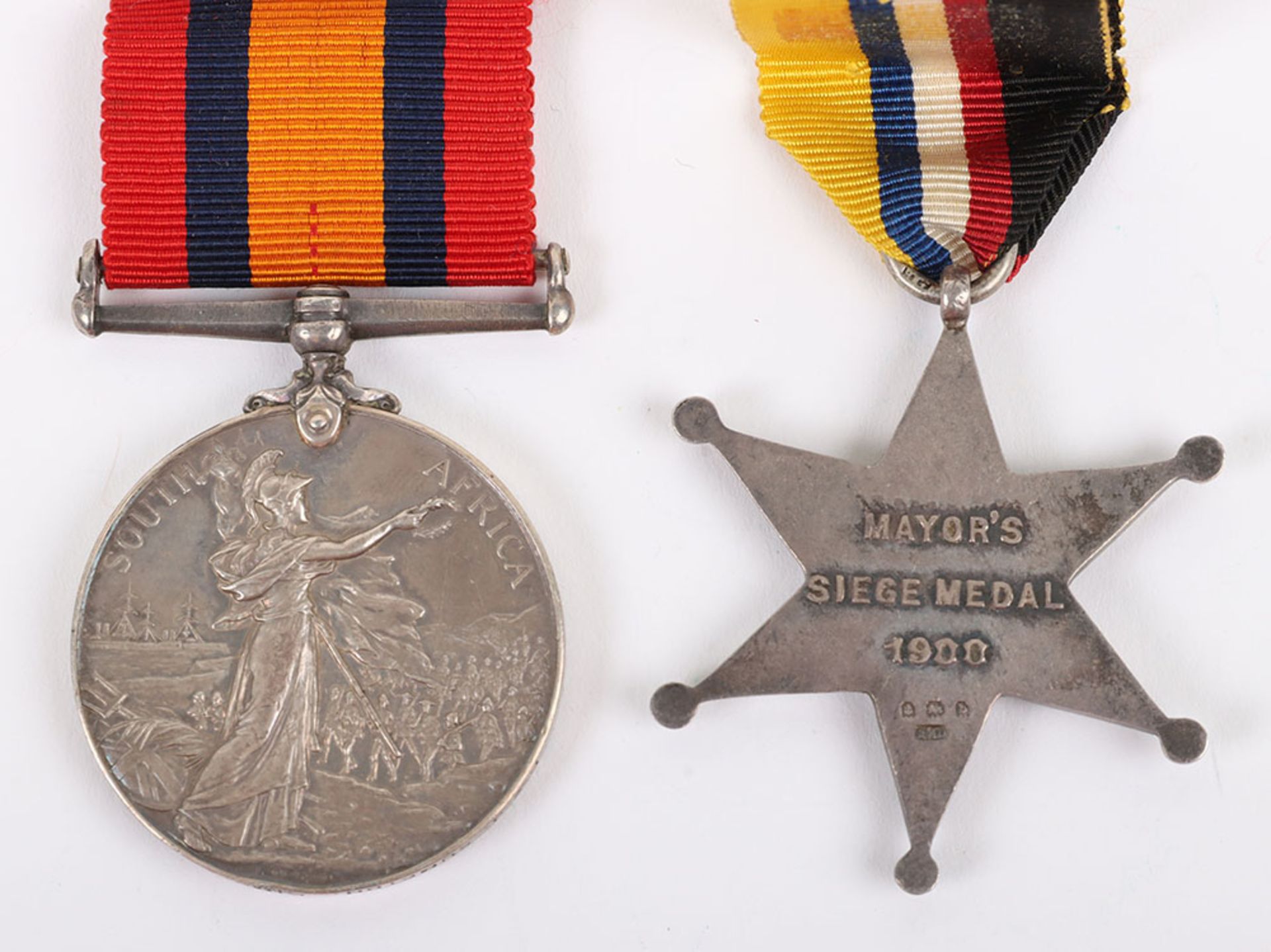 A Pair of Boer War Medals for Service During the Siege of Kimberley - Bild 2 aus 7