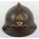French Military Academy Steel Helmet