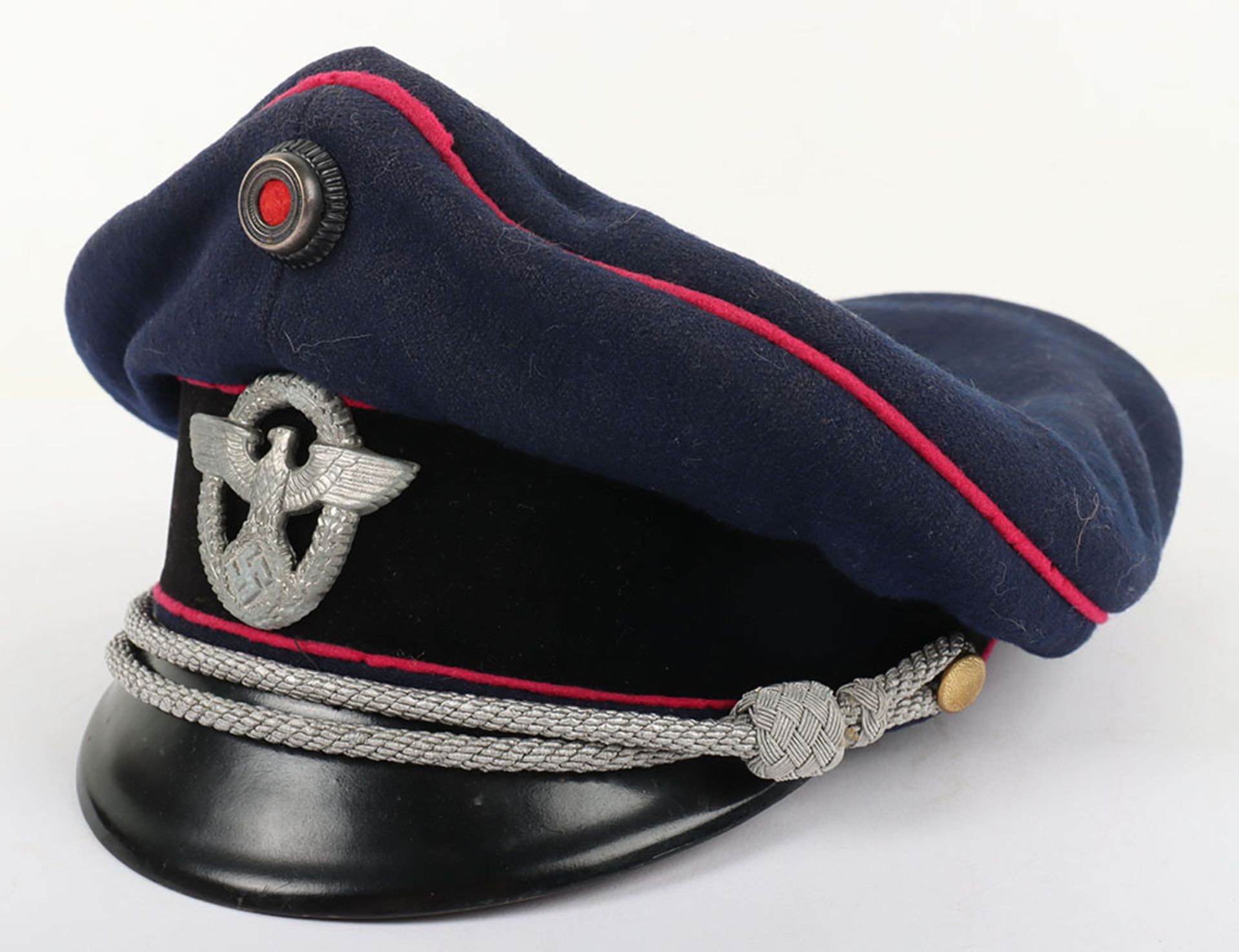 Third Reich Fire Police Peaked Cap - Bild 5 aus 11