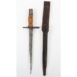 Scarce Japanese Dutch 1895 Converted Bayonet