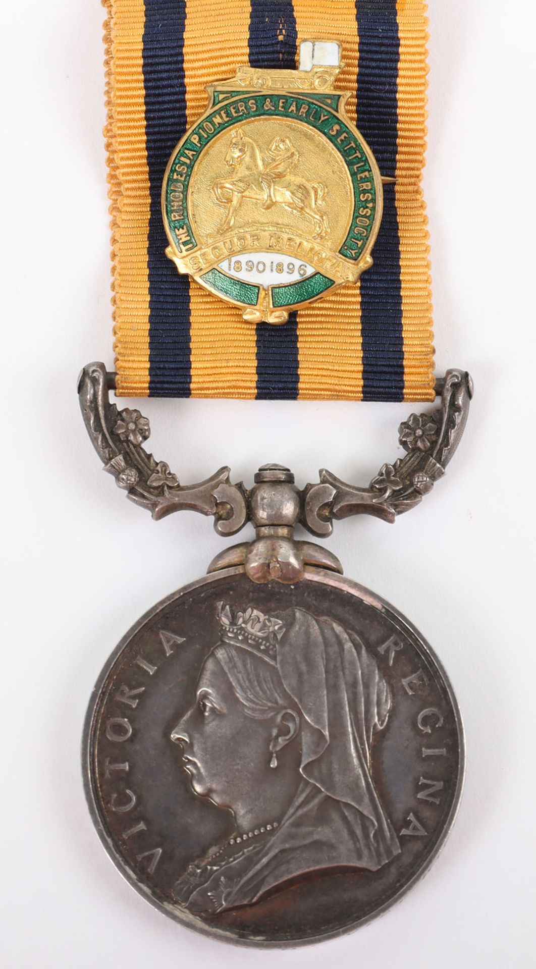 British South Africa Company Medal 1890-97 to an Officer in the Victoria Rifles
