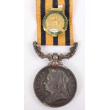 British South Africa Company Medal 1890-97 to an Officer in the Victoria Rifles