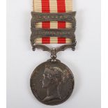 Indian Mutiny Medal Awarded to an Officer in the 27th Native Infantry, Who Later Committed Suicide W