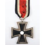 Very Rare WW2 German Iron Cross 2nd Class Schinkle Form Round 3 Type B by Deschler & Sohn