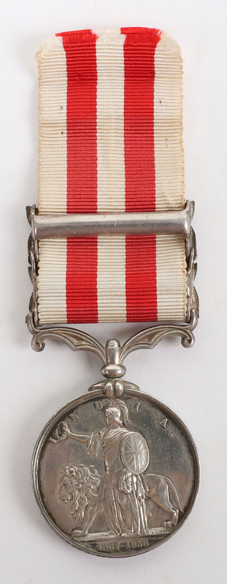 Indian Mutiny Medal Awarded to a Corporal in the 2nd Battalion, Military Train, Who Was Killed in Ac - Bild 4 aus 6
