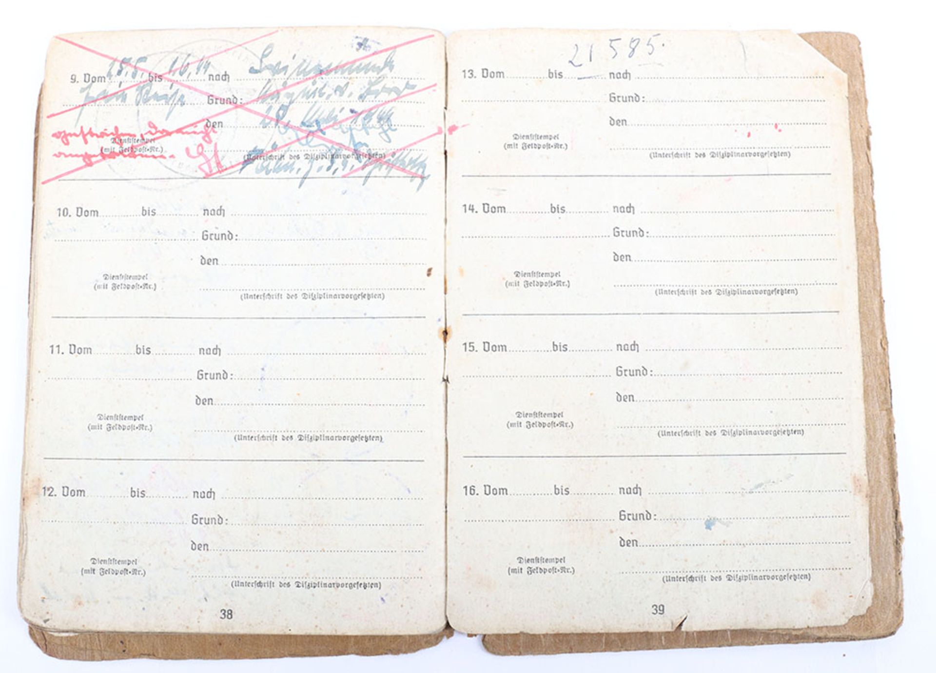 WW2 German Kriegsmarine Officers Awards, Insignia and Paperwork Grouping of Kapitanleutnant Otto Sey - Bild 25 aus 56