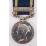 Fine Punjab Medal 1848-49 Awarded to a Captain in the 49th Bengal Native Infantry