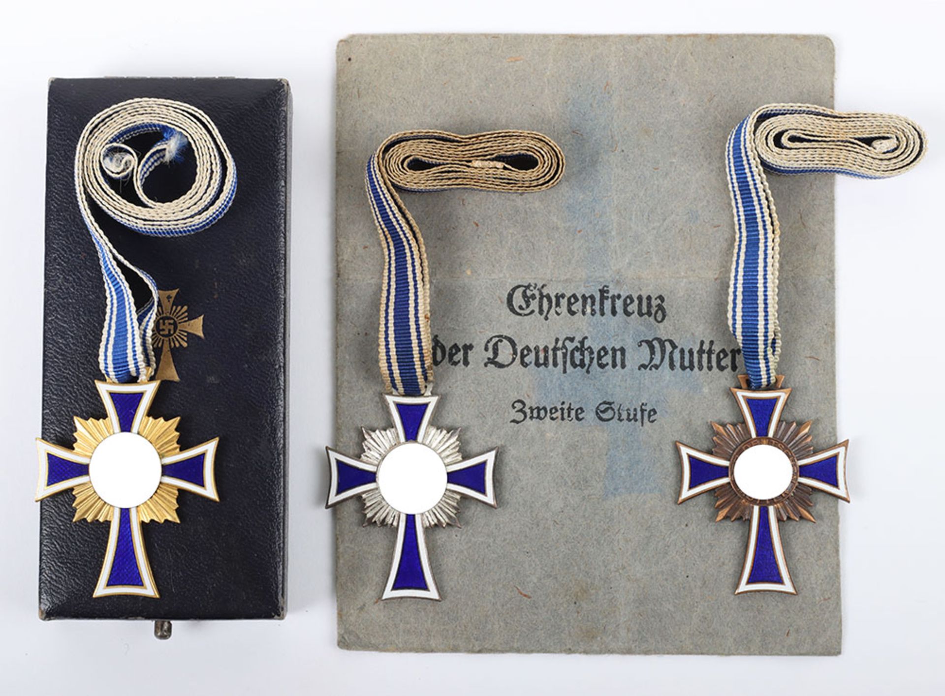 Three Grades of the Third Reich Mothers Cross
