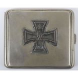 Imperial German Soldiers Cigarette Case with Iron Cross