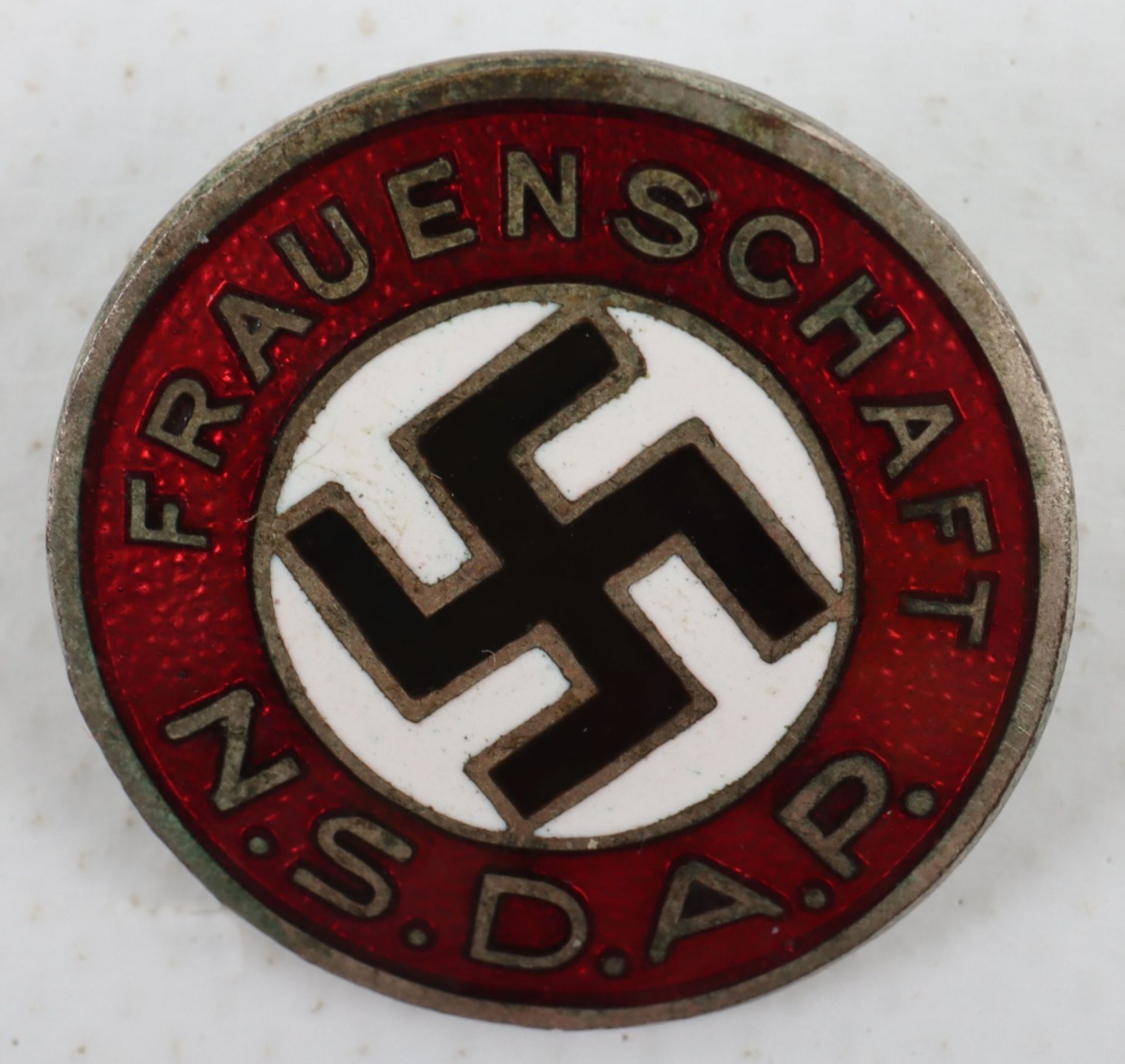 Third Reich NSDAP Frauenschaft Enamel Badge - Bild 3 aus 4