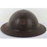 WW1 American Infantry Officers Steel Combat Helmet Shell,