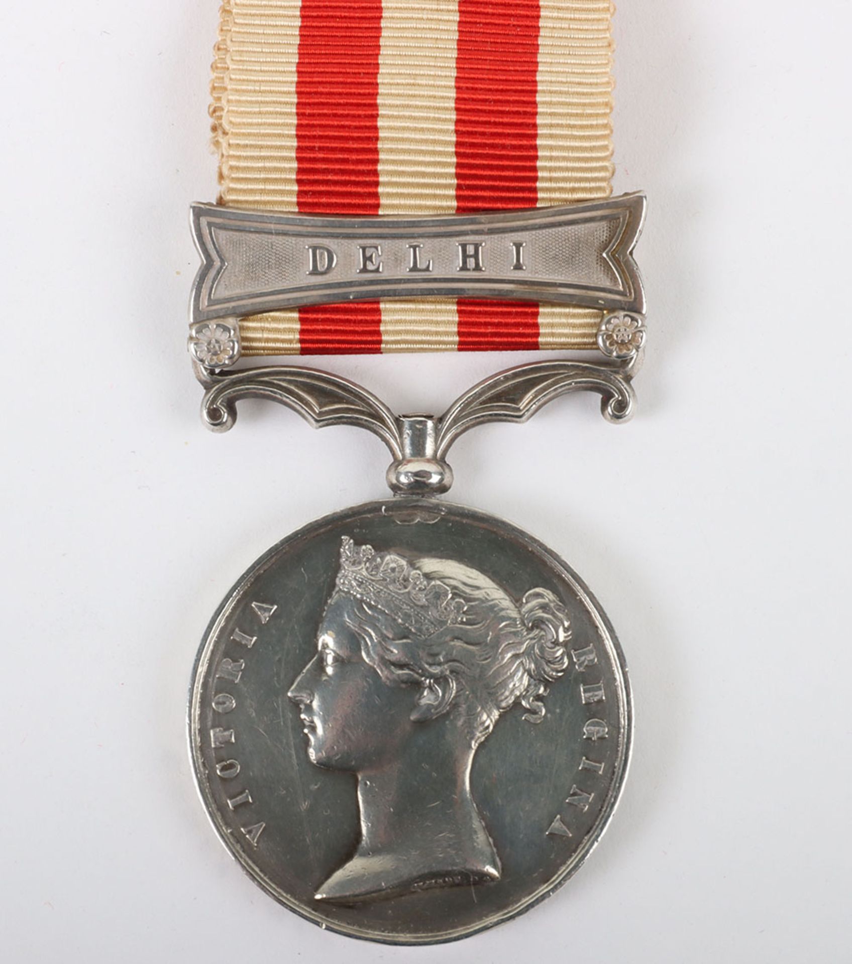 Indian Mutiny Medal Awarded to a Corporal of the 8th (Kings) Regiment Who Was Killed in Action Durin