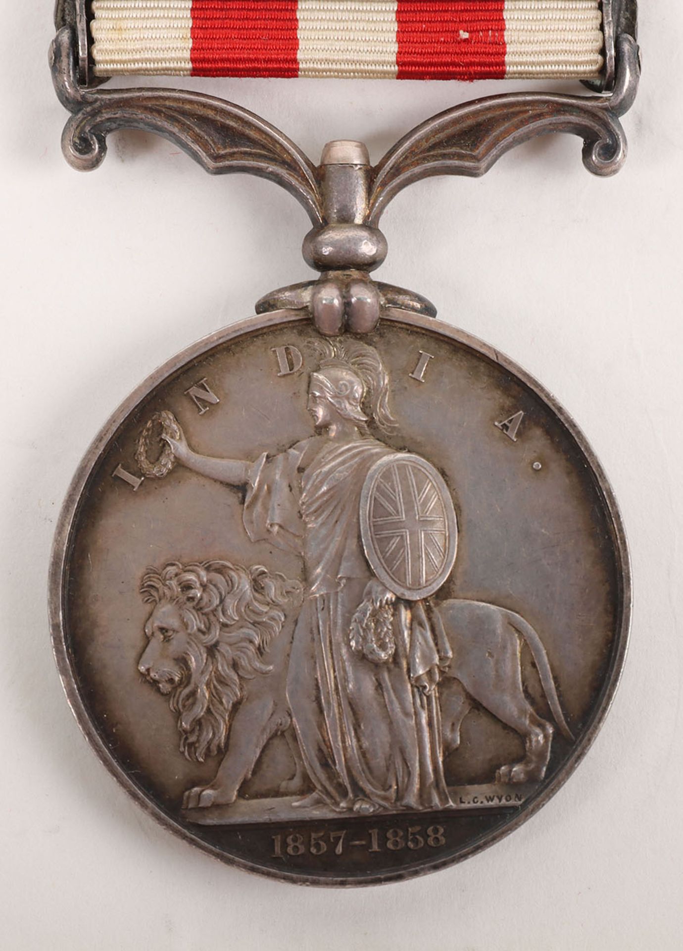 Scarce Rank Indian Mutiny Medal Awarded to a Collar Maker in the Royal Artillery - Bild 4 aus 5