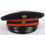 Imperial German State of Saxony Postal Officials Peaked Cap