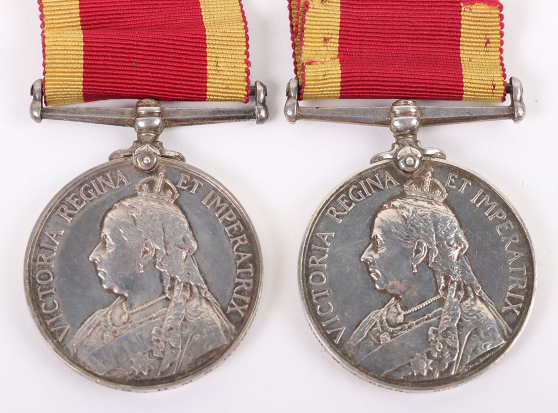 A Scarce Double Issue Pair of Medals for Service in the Boxer Rebellion, China War medal 1900 - Bild 7 aus 9