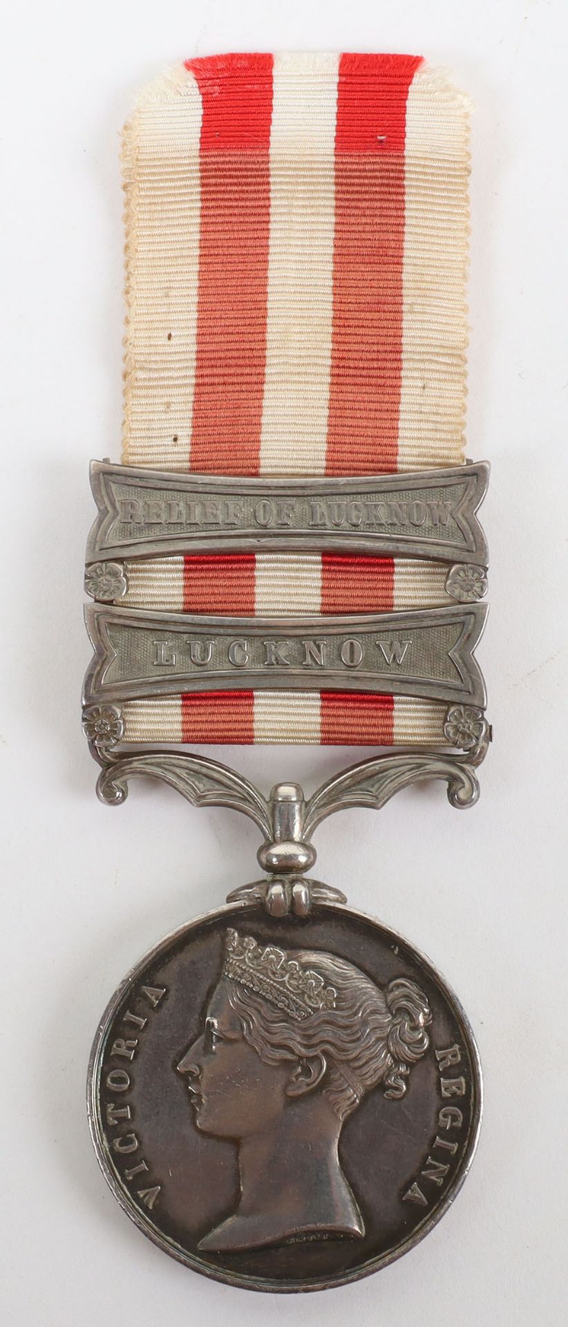 Indian Mutiny Medal Awarded to a Corporal in the 2nd Battalion, Military Train, Who Was Killed in Ac