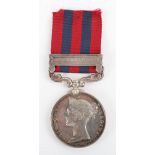 Indian General Service Medal 1854-95 for Perak HMS Ringdove