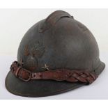 WW1 French Generals Adrian Pattern Steel Combat Helmet